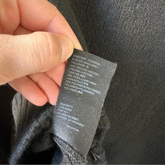 Anthropologie Blair Black Turtleneck Sweater Small - Picture 5 of 5